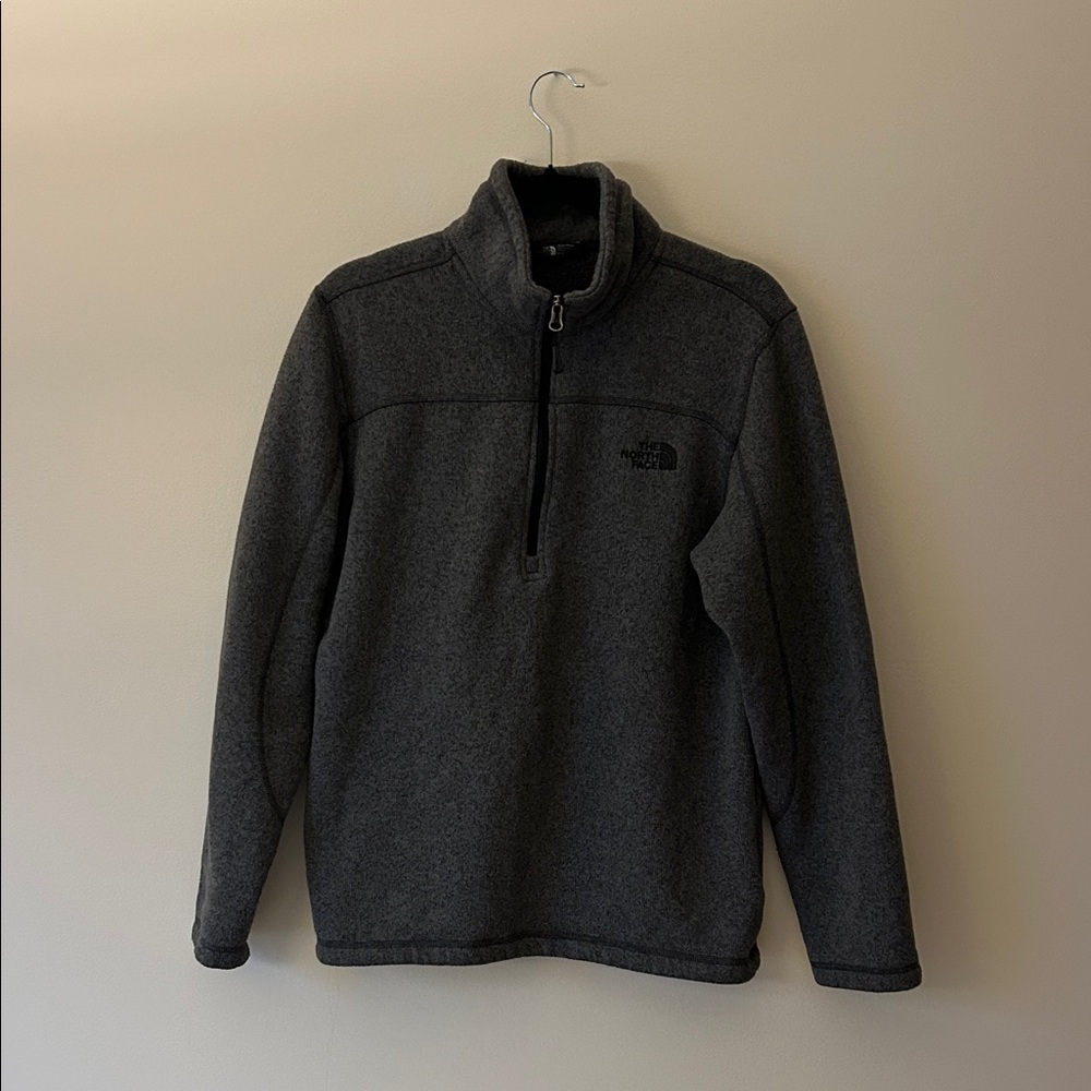 The North Face Men's Charcoal Zip-Up Sweater
